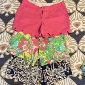 Lily Pulitzer Size 4 shorts bundle - 3 Pair
